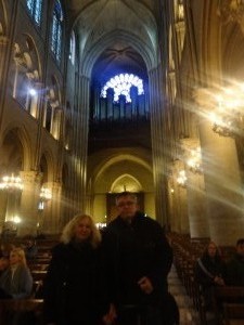 Podczas zwiedzania Notre Dame
